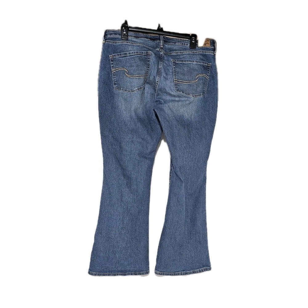 Levi Strauss Signature Gold Mid-Rise Bootcut Jeans Womens Blue Denim 16S 33x30 - Picture 3 of 12